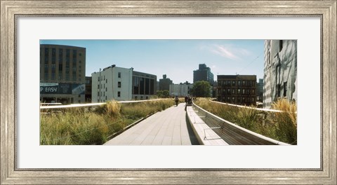 Framed Pathway, Chelsea, Manhattan, New York City, New York State, USA Print