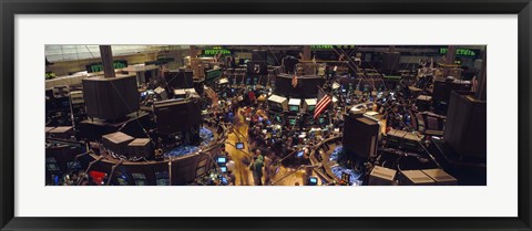 Framed Stock Exchange, NYC, New York City, New York State, USA Print