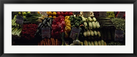 Framed Pike Place Market, Seattle, Washington Print