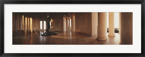 Framed Jefferson Memorial Interior, Washington DC Print