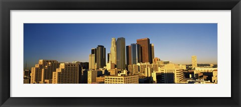 Framed Los Angeles Skyline Print