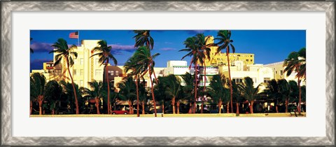 Framed Ocean Drive South Beach Miami Beach FL Print
