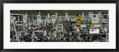 Framed Trade show in a hall, McCormick Place, Chicago, Cook County, Illinois, USA Print