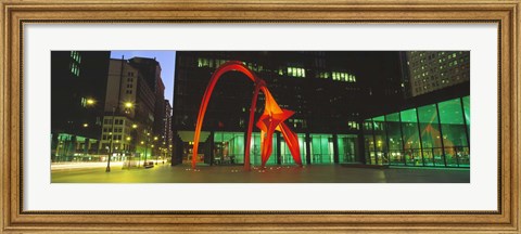 Framed Alexander Calder Flamingo, Chicago, Illinois, USA Print