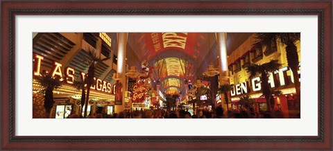 Framed Fremont Street Experience Las Vegas (horizontal) Print
