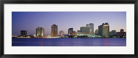 Framed Night New Orleans LA Print