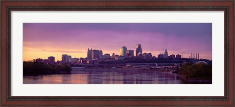 Framed Dawn Kansas City MO Print