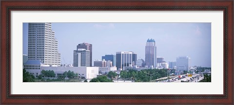 Framed Skyline &amp; Interstate 4 Orlando FL USA Print