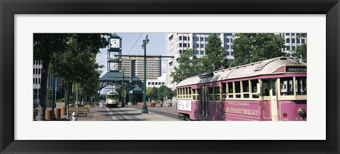 Framed Main Street Trolley Memphis TN Print