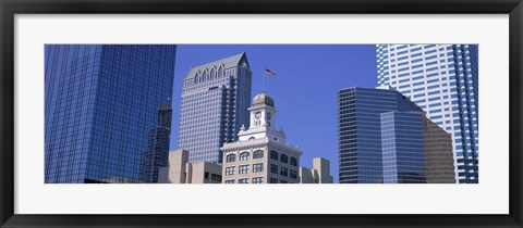 Framed Old City Hall Cityscape Tampa FL Print