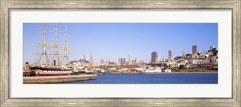 Framed San Francisco and Harbor Print