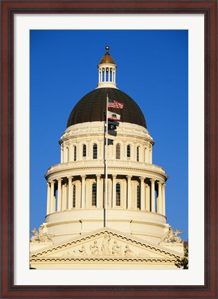 Framed California State Capitol Building Sacramento CA Print