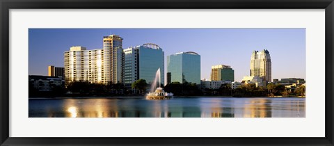 Framed Orlando skyline, Florida Print