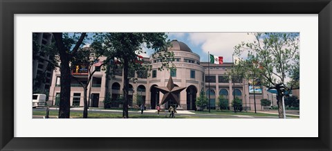 Framed Facade of a building, Texas State History Museum, Austin, Texas, USA Print