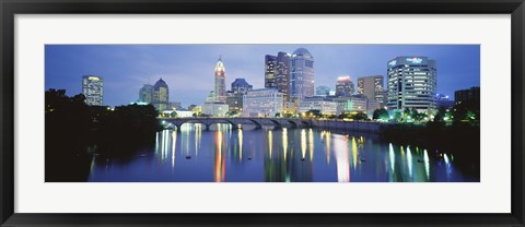 Framed Columbus OH Print