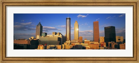 Framed Atlanta, Georgia Skyline (day) Print