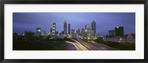 Framed Atlanta traffic, Georgia Print