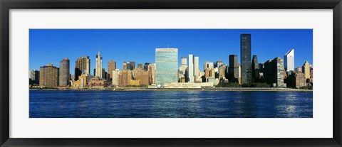 Framed New York Ciry Skyline (horizontal) Print