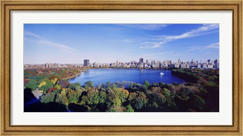 Framed Water View, Central Park, Manhattan Print
