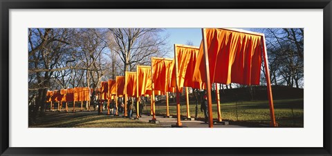 Framed Gates Project, New York City Print