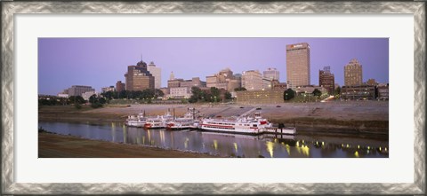 Framed Buildings At The Waterfront, Memphis, Tennessee Print