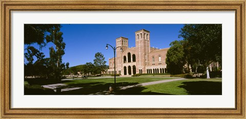 Framed Facade of a building, Royce Hall, City of Los Angeles, California, USA Print