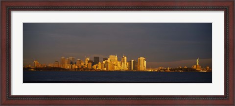 Framed New York and Statue of Liberty Print