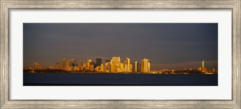 Framed New York and Statue of Liberty Print