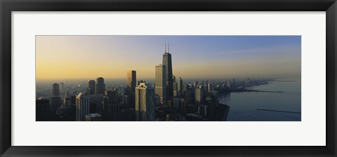 Framed Buildings in Chicago, Illinois Print