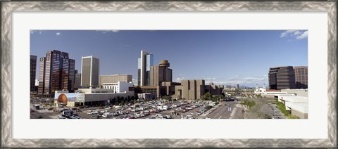 Framed Skyscrapers in a city, Phoenix, Maricopa County, Arizona, USA Print