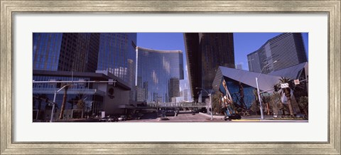 Framed Skyscrapers in a city, Citycenter, The Strip, Las Vegas, Nevada, USA 2010 Print