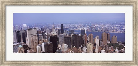 Framed High angle view of buildings in Manhattan, New York City Print