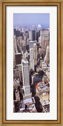 Framed MetLife and surrounding buildings, Manhattan, New York City, New York State, USA Print