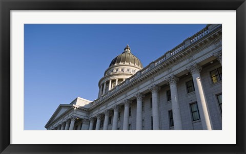 Framed Utah State Capitol Building, Salt Lake City, Utah Print