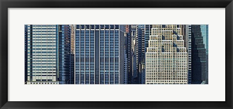 Framed New York City Skyscrapers 2011 (close-up) Print