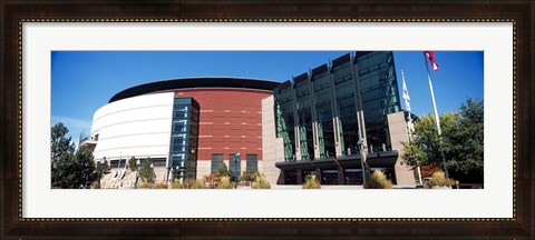 Framed Building in a city, Pepsi Center, Denver, Colorado Print