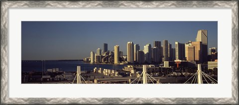 Framed Buildings in a city, Miami, Florida, USA Print