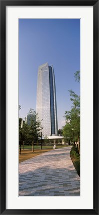 Framed Devon Tower, Downtown Oklahoma City, Oklahoma Print