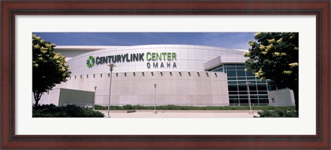 Framed Facade of a convention center, Century Link Center, Omaha, Nebraska, USA Print