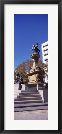 Framed Kit Carson Statue, Pioneer Monument, Denver, Colorado, USA Print