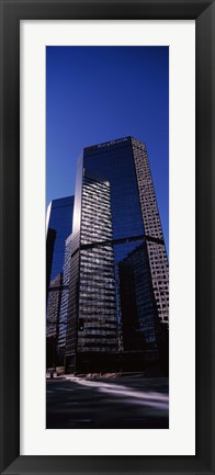 Framed Bank building in a city, Key Bank Building, Denver, Colorado, USA Print