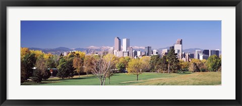 Framed Buildings of Downtown Denver, Colorado, USA Print