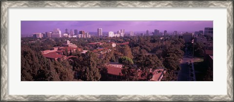 Framed University campus, University Of California, Los Angeles, California, USA Print