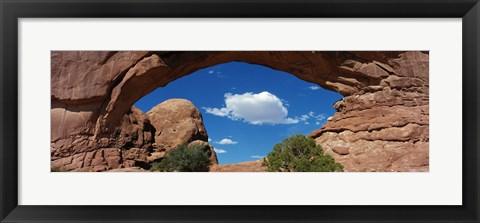 Framed North Window, Arches National Park, Utah, USA Print