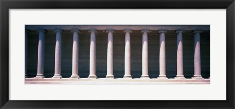 Framed Row of Columns San Francisco CA Print