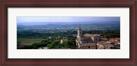Framed Bonneiux, Provence, France Print