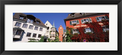 Framed Germany, Meersburg, Lake Constance, Low angle view of the buildings Print
