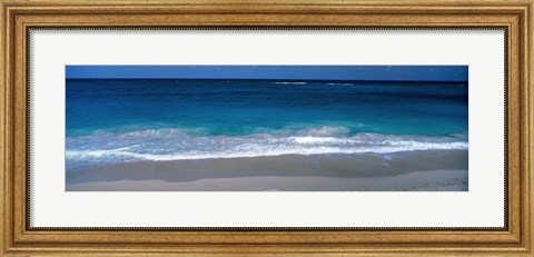 Framed Waters Edge Barbados Caribbean Print