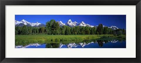 Framed Teton Range Grand Teton National Park WY USA Print