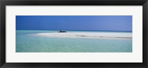 Framed Indian Ocean Maldives Print
